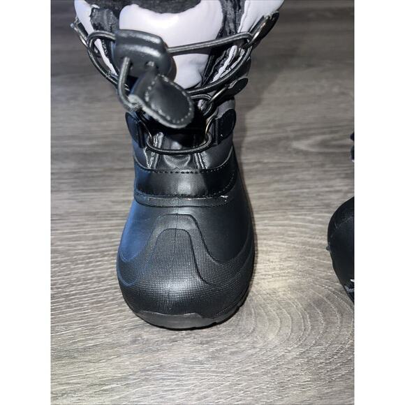 Members Mark Kids Sz. 9/10 Black Waterproof Insulated Snow Winter Boots Unisex - Picture 6 of 8